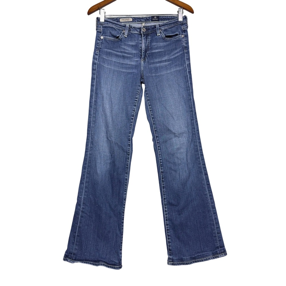 AG Adriano Goldschmied Carine Bootcut Jeans Womens 28 Blue Denim Flare Low Rise